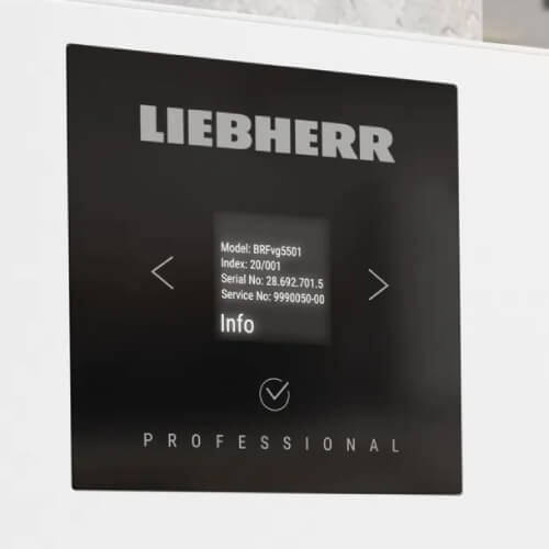 Display dei frigoriferi Liebherr professionali